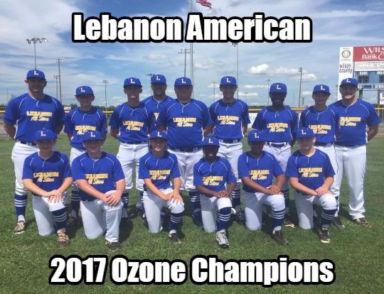 2017 TN DYB State Tournament 12U-Ozone Champion