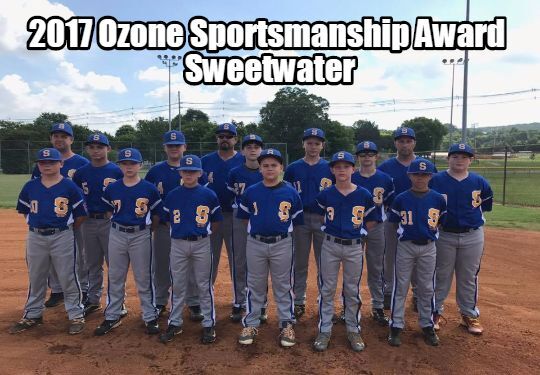 2017 TN DYB State Tournament 12U-Ozone Sportsmanship